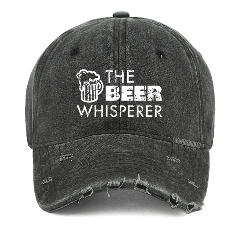 Maturelion The Beer Whisperer Washed Vintage Cap