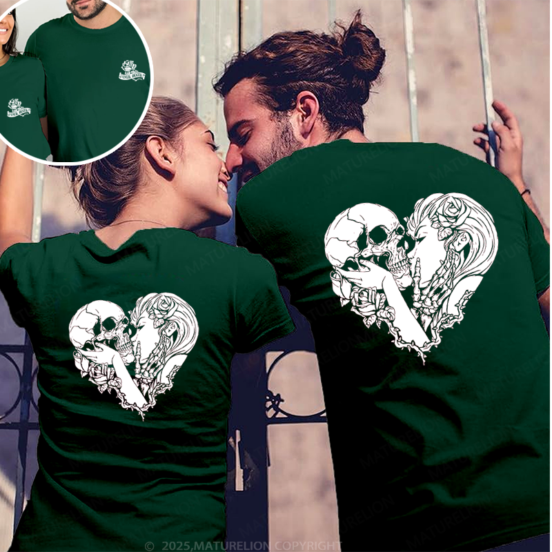 Maturelion The Lover Skull Couple T-Shirt