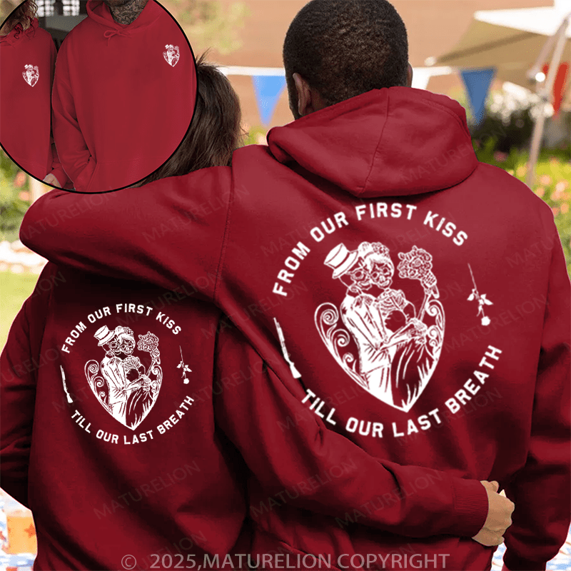 Maturelion Till Death Do Us Part Couple Hoodie