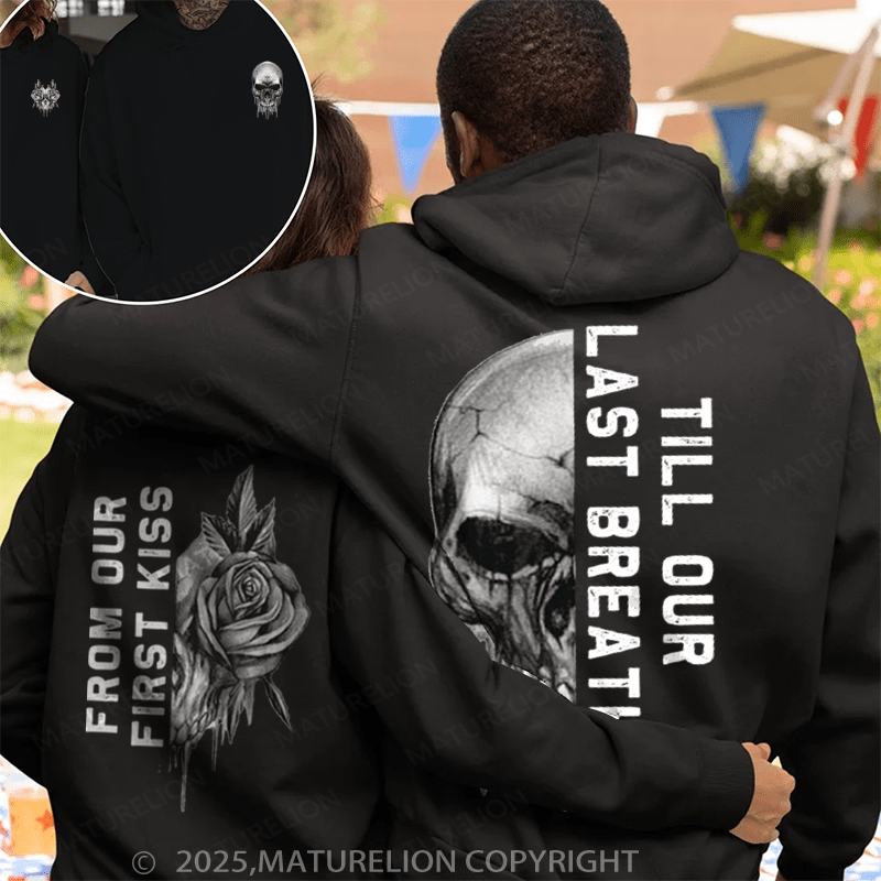 Maturelion Till Death Do Us Part Couple Hoodie