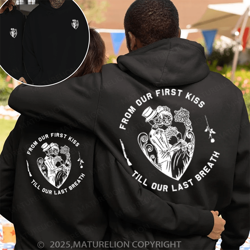 Maturelion Till Death Do Us Part Couple Hoodie