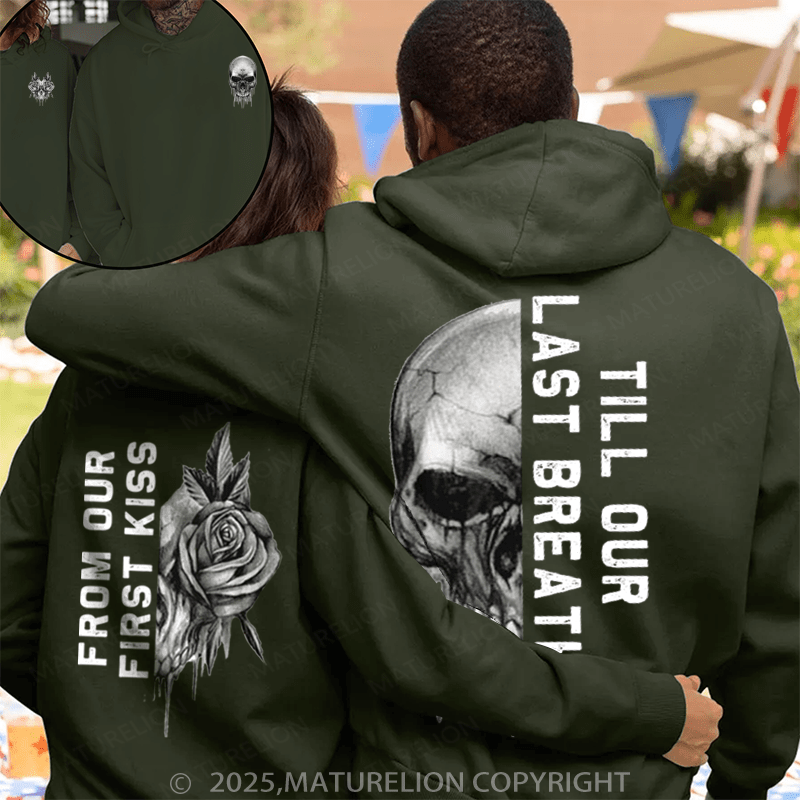 Maturelion Till Death Do Us Part Couple Hoodie