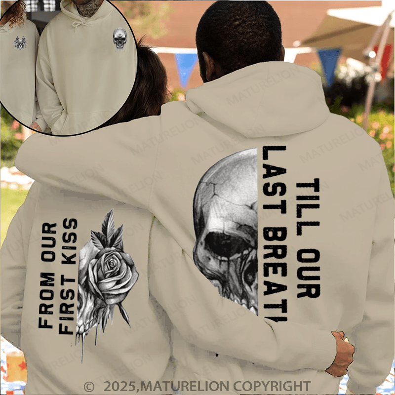 Maturelion Till Death Do Us Part Couple Hoodie