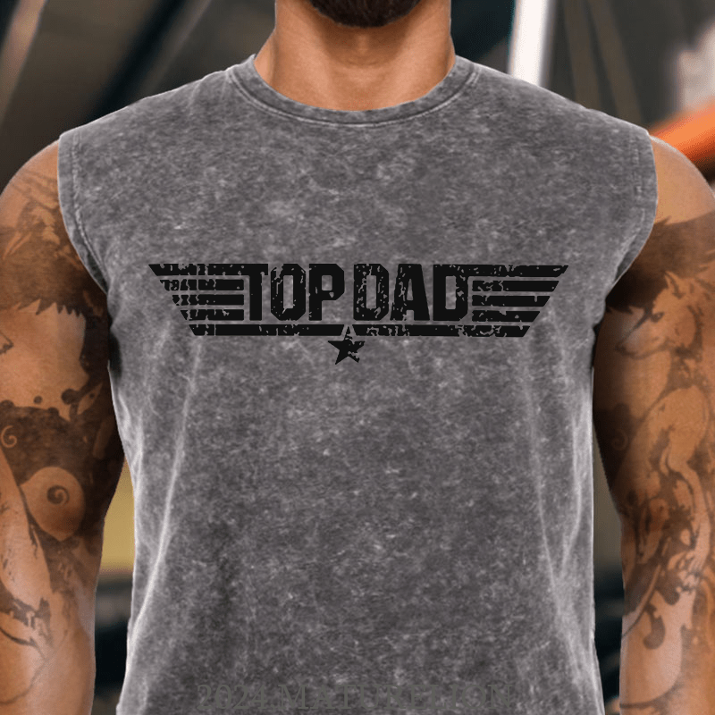 Maturelion Top Dad Cotton Tank Top