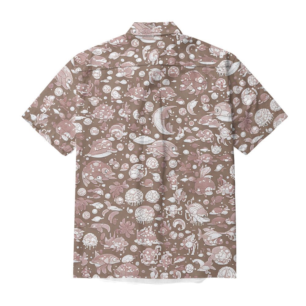 Maturelion Undersea Collection Printed Hawaiian Shirt