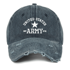 Maturelion United States Army Est. 1775 Washed Vintage Cap