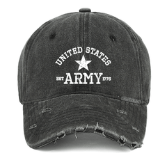 Maturelion United States Army Est. 1775 Washed Vintage Cap