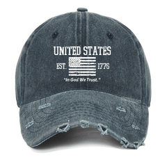 Maturelion United States In God We Trust Washed Vintage Cap