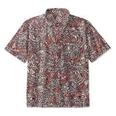 Maturelion Vintage Print Hawaiian T-shirts