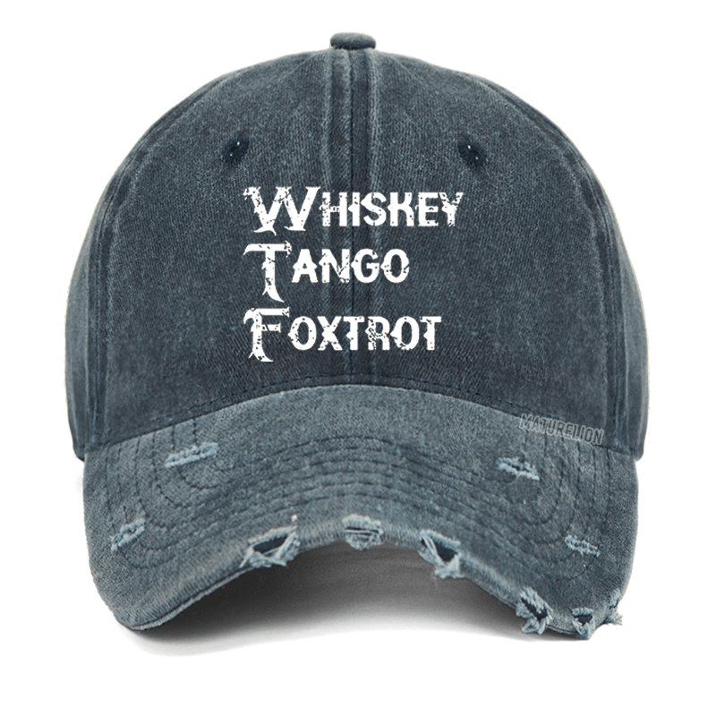 Maturelion WTF - Whiskey Tango Foxtrot Washed Vintage Cap