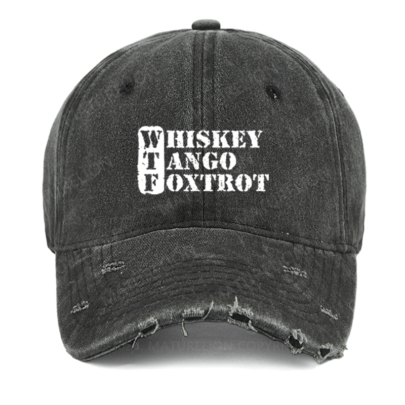 Maturelion WTF - Whiskey Tango Foxtrot Washed Vintage Cap