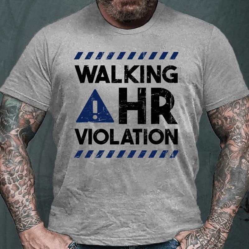 Maturelion Walking HR Violation Human Resources T-shirt