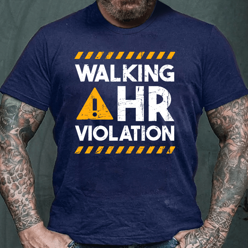 Maturelion Walking HR Violation Human Resources T-shirt