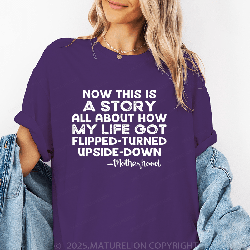 Maturelion Women T-Shirt Now This Is A Story Funny T-Shirt