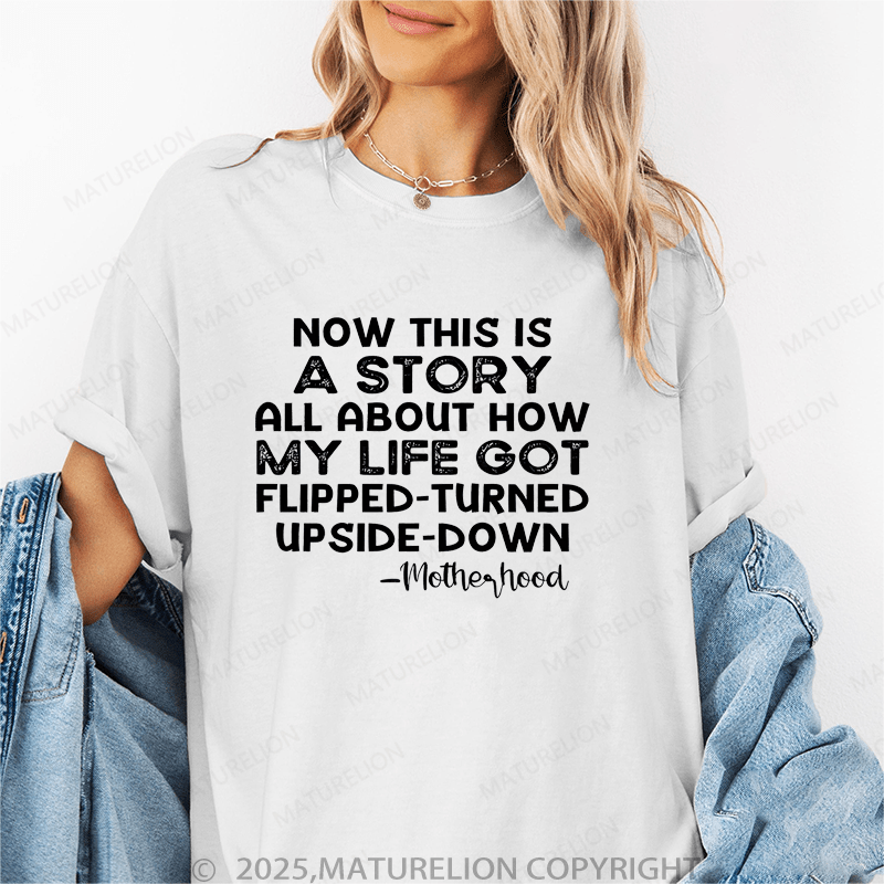 Maturelion Women T-Shirt Now This Is A Story Funny T-Shirt