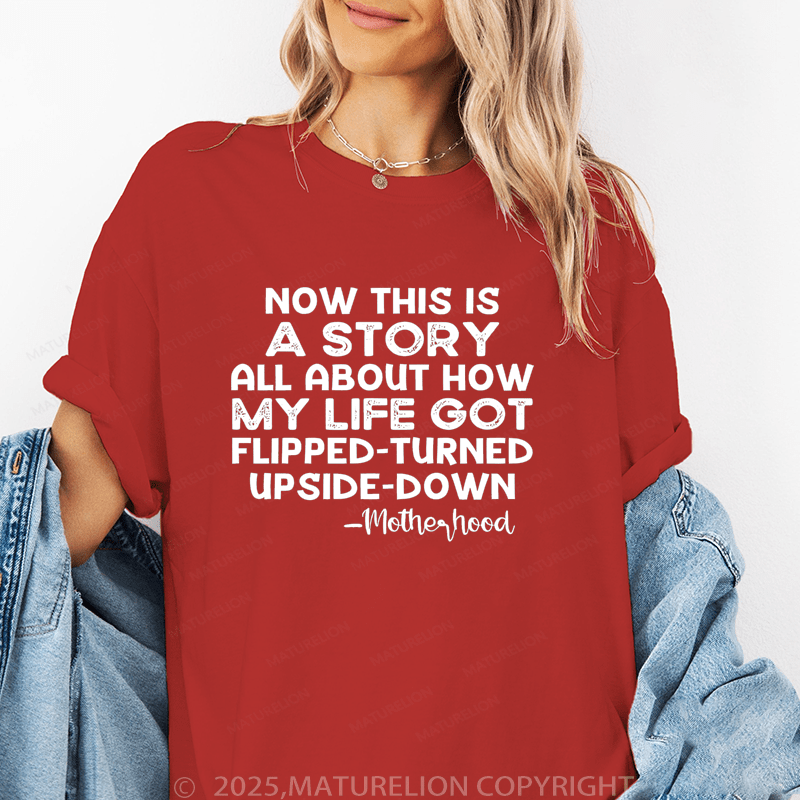 Maturelion Women T-Shirt Now This Is A Story Funny T-Shirt