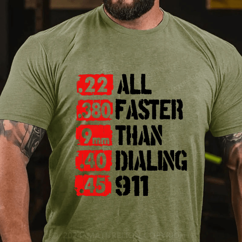 Maturelion .22 All .380 Faster Cotton T-Shirt