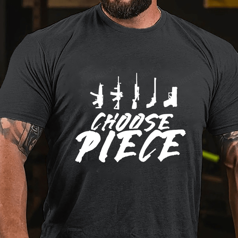 Maturelion Choose Guns Cotton T-Shirt