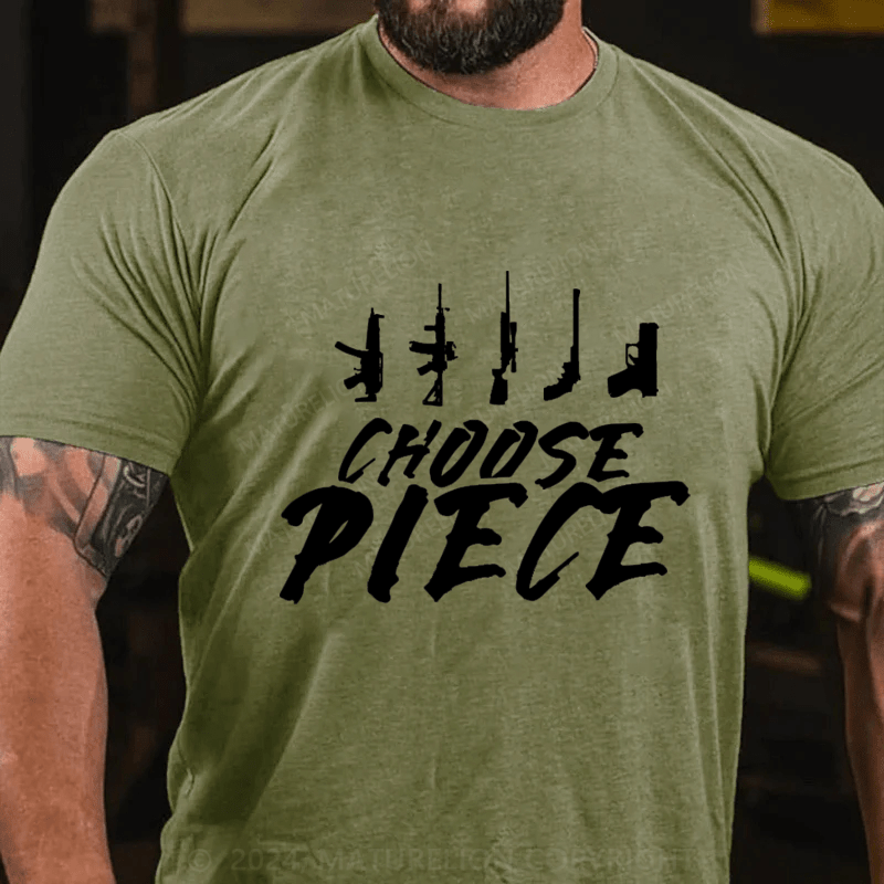 Maturelion Choose Guns Cotton T-Shirt