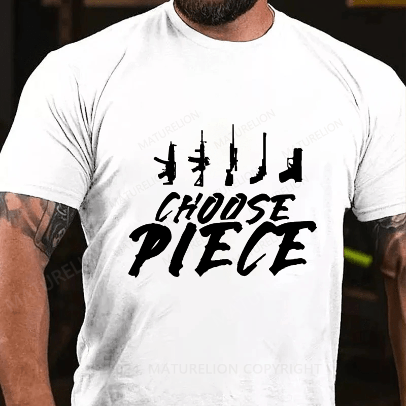 Maturelion Choose Guns Cotton T-Shirt