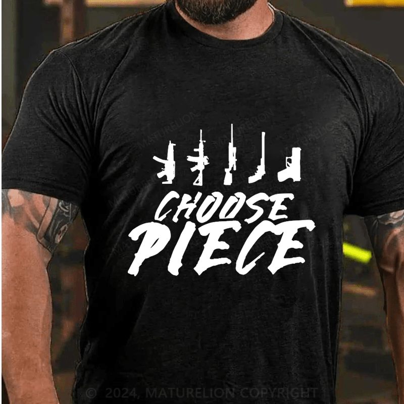 Maturelion Choose Guns Cotton T-Shirt