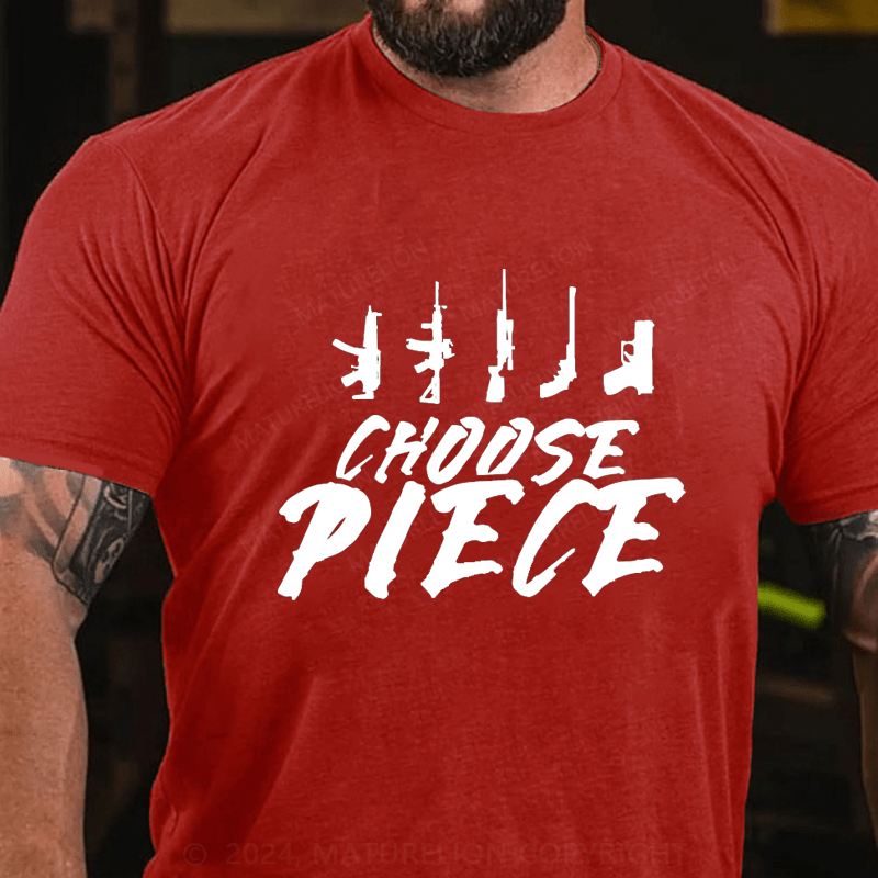 Maturelion Choose Guns Cotton T-Shirt