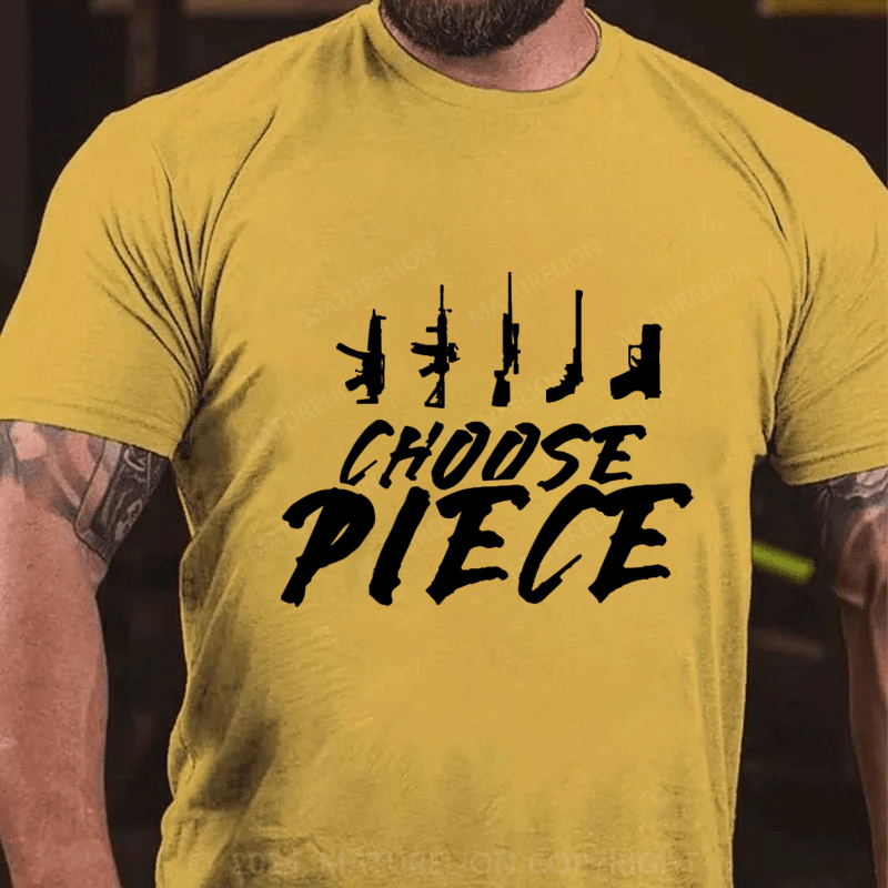 Maturelion Choose Guns Cotton T-Shirt