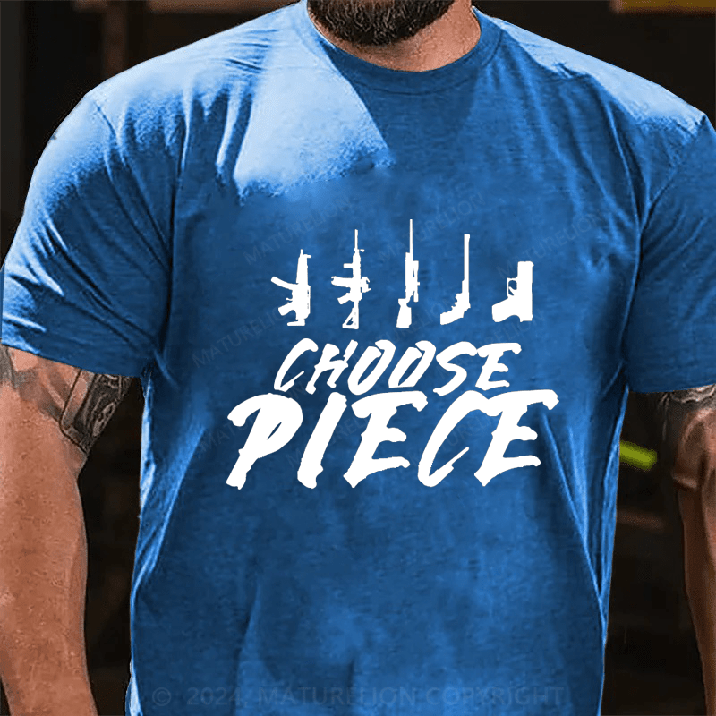 Maturelion Choose Guns Cotton T-Shirt