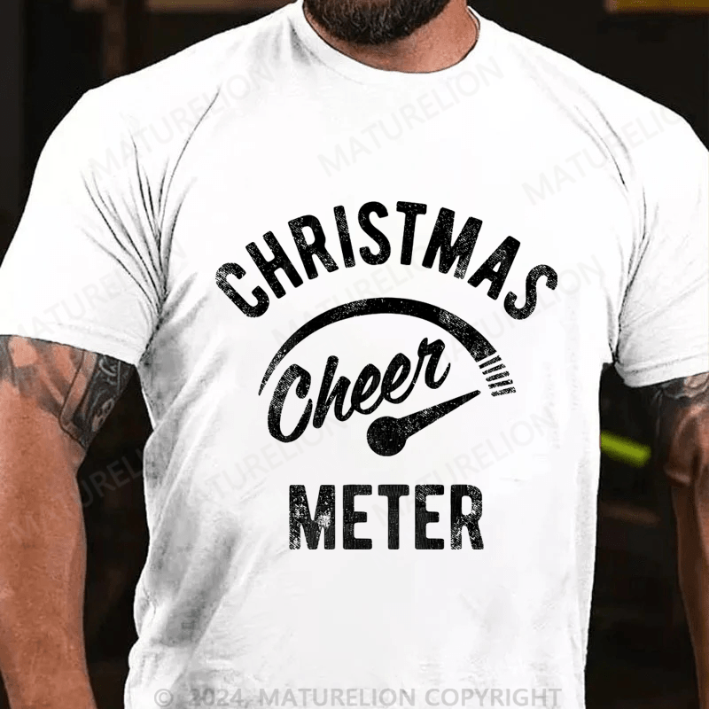 Maturelion Christmas Cheer Meter T-Shirt