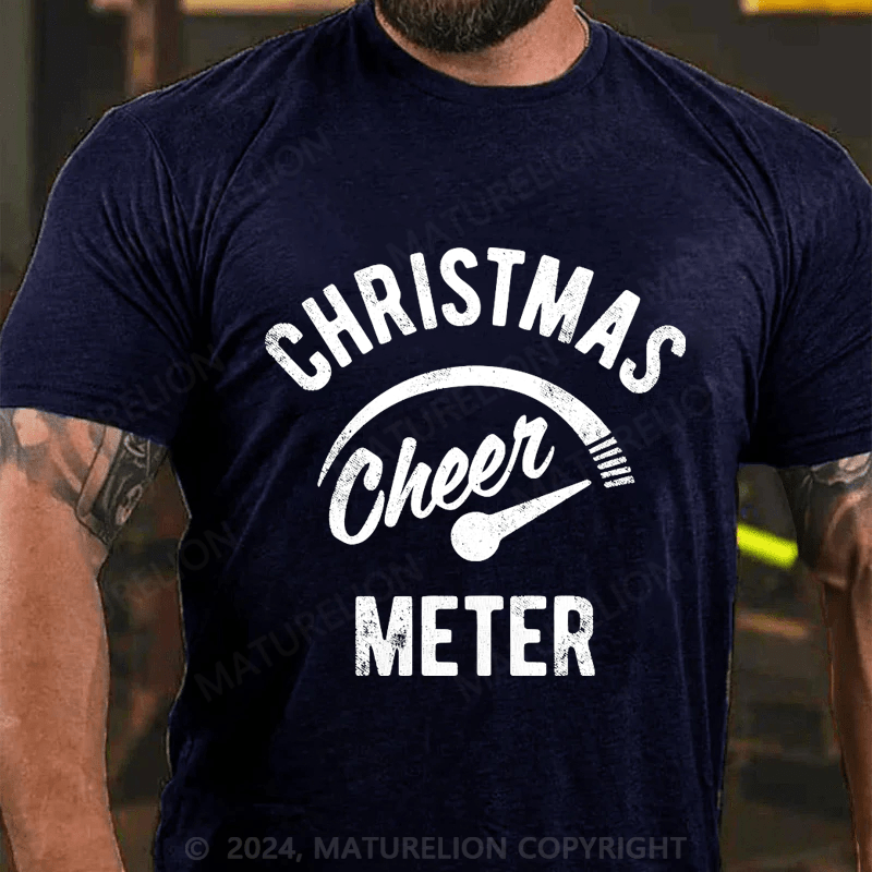 Maturelion Christmas Cheer Meter T-Shirt