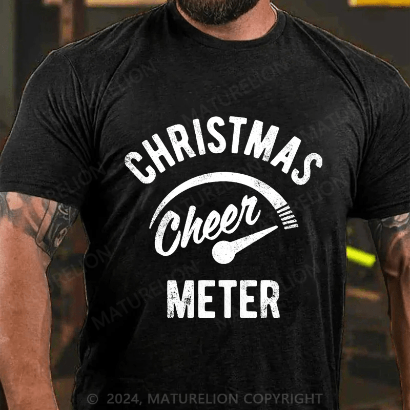 Maturelion Christmas Cheer Meter T-Shirt