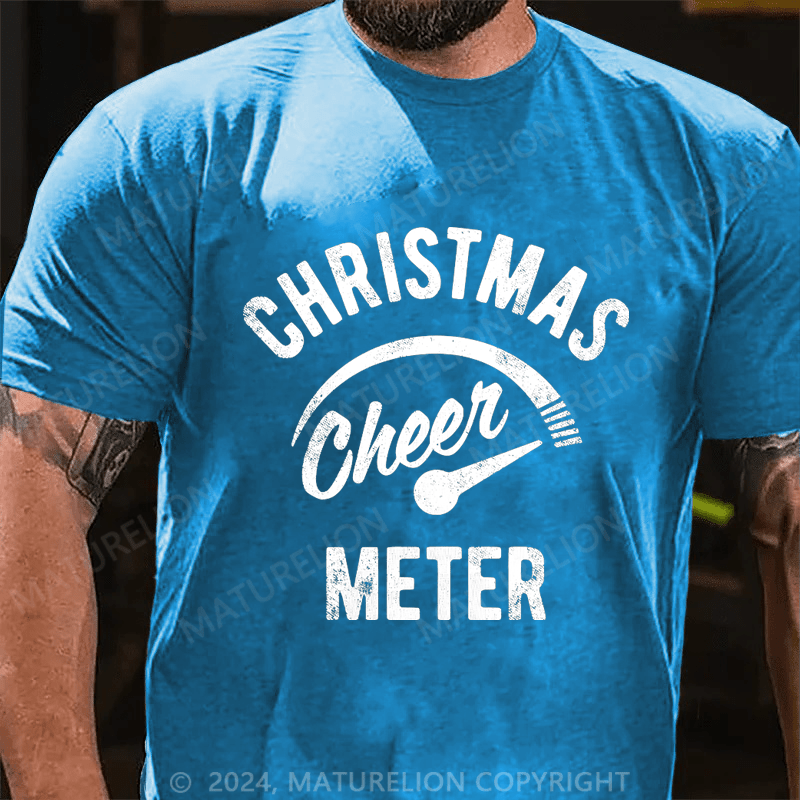 Maturelion Christmas Cheer Meter T-Shirt