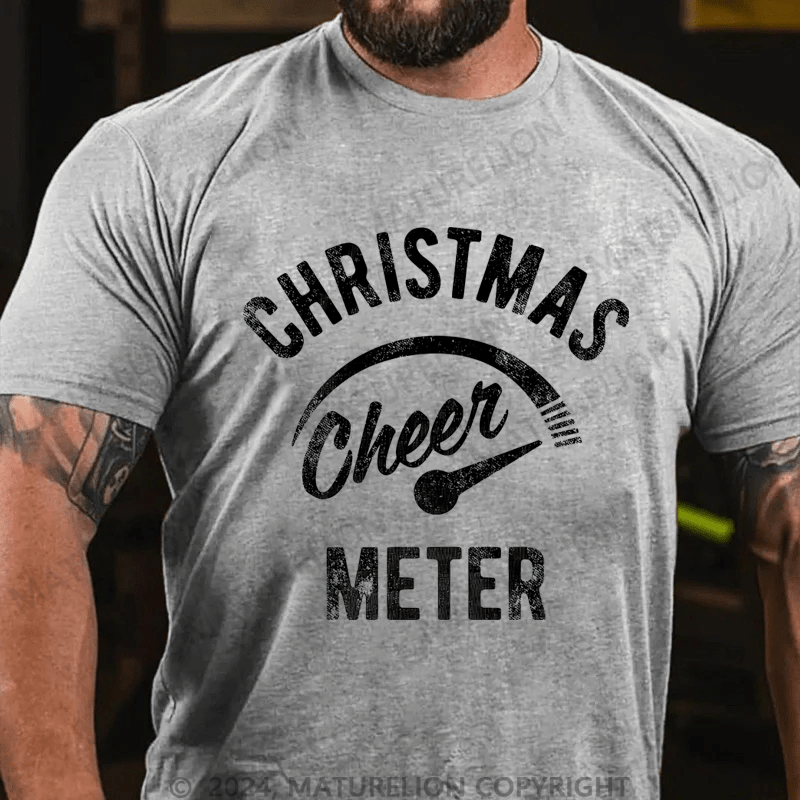 Maturelion Christmas Cheer Meter T-Shirt