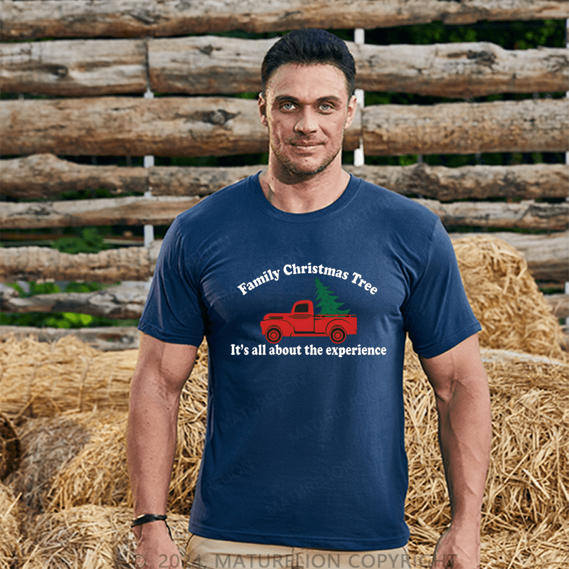 Maturelion Family Christmas Tree T-shirt