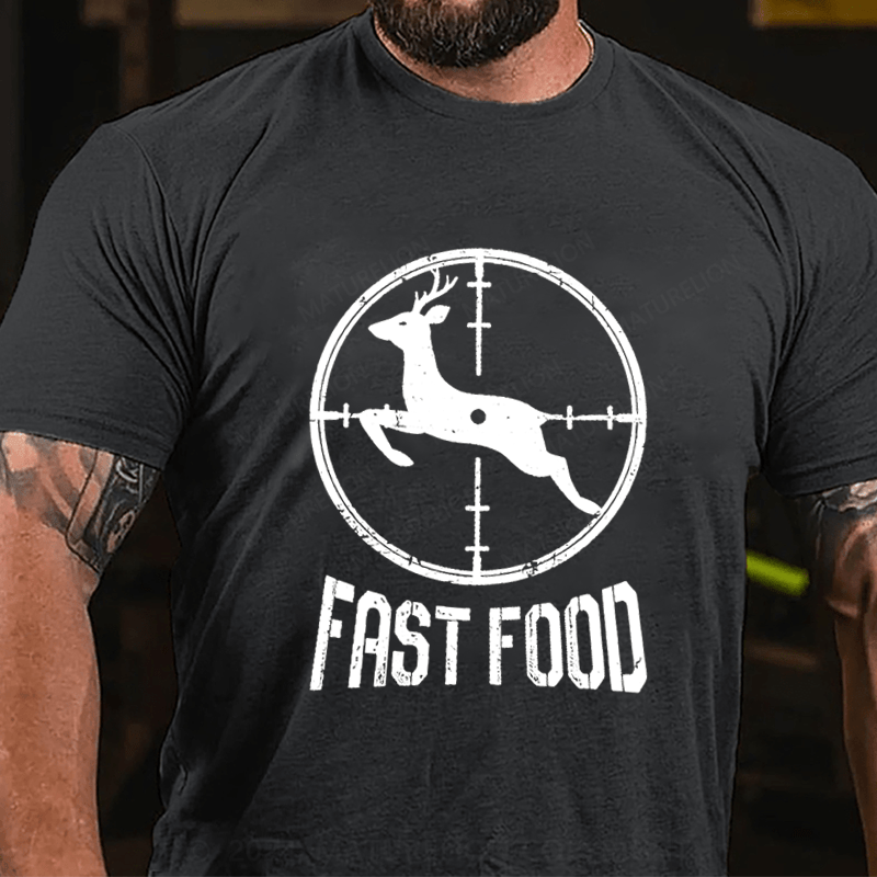 Maturelion Fast Food Cotton T-shirt