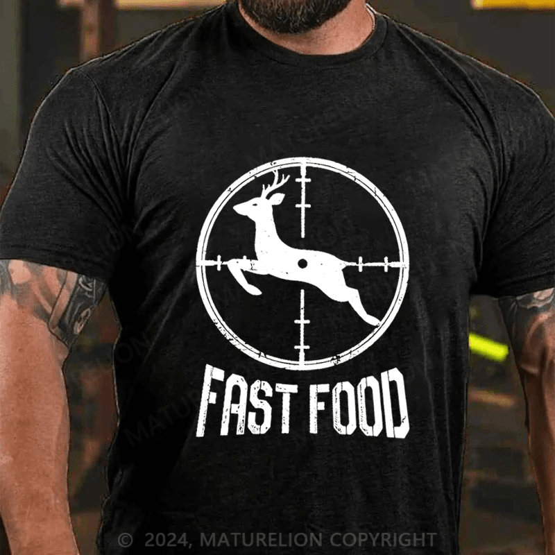 Maturelion Fast Food Cotton T-shirt