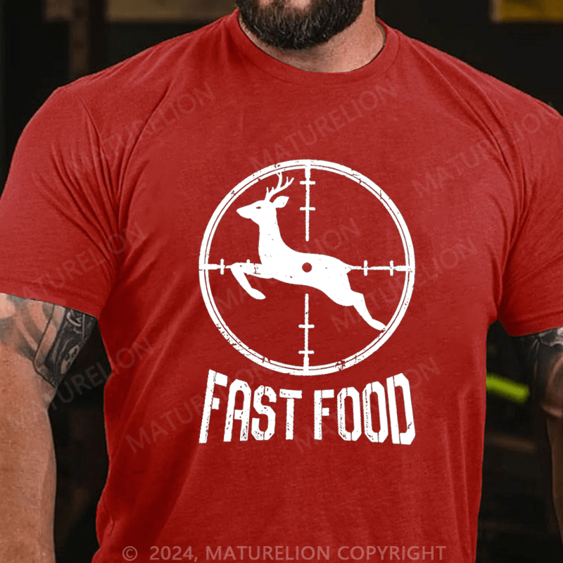 Maturelion Fast Food Cotton T-shirt