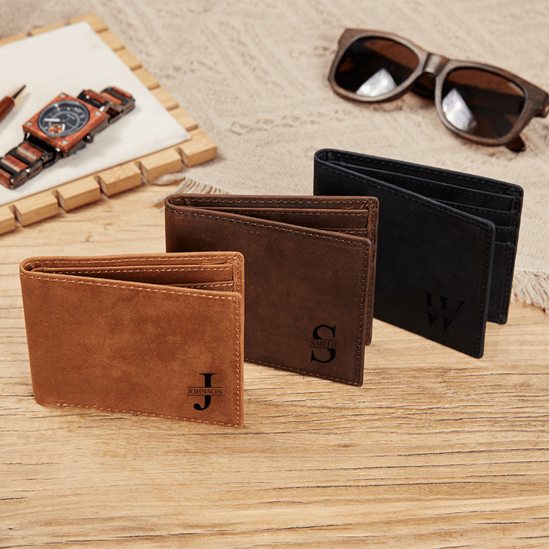 Maturelion Men's Vintage Leather Folding Wallet