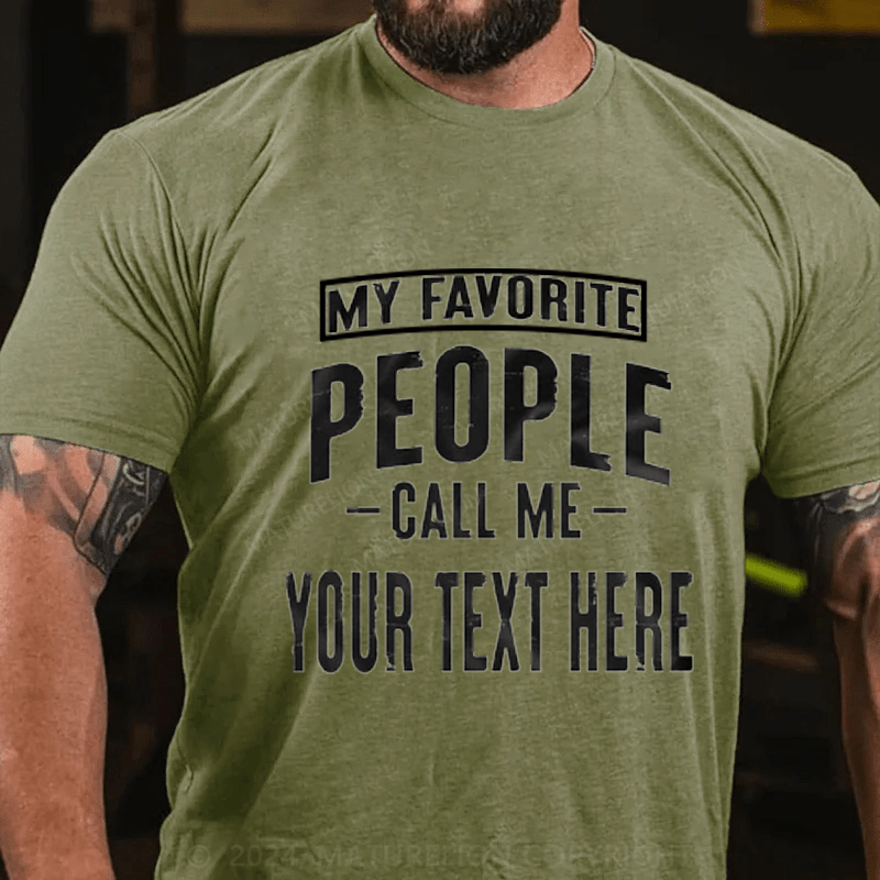 Maturelion Personalized Cotton T-Shirt