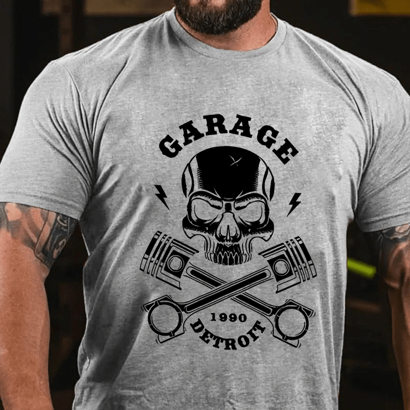 Maturelion Personalized Garage 1990 Detrott Cotton T-Shirt