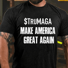 Maturelion $Trumaga Make America Great Again Cotton T-Shirt