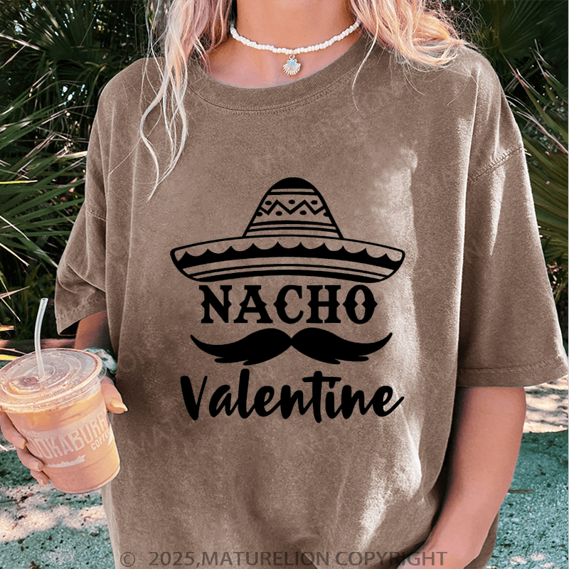 Maturelion Valentine T-Shirt Nacho Valentine Women T-Shirt