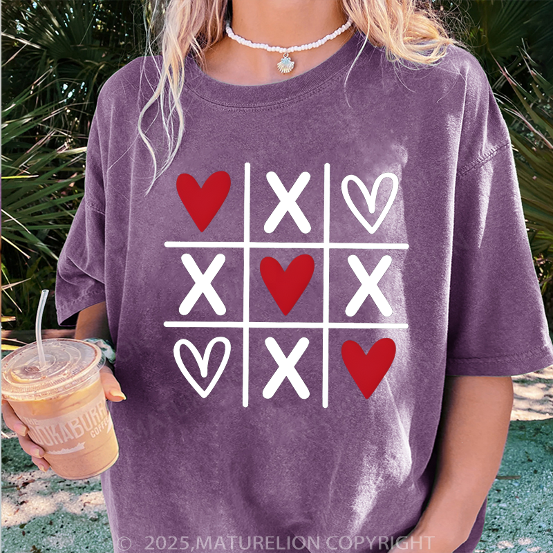 Maturelion Valentine T-Shirt Xoxo Women T-Shirt