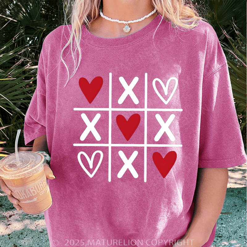 Maturelion Valentine T-Shirt Xoxo Women T-Shirt