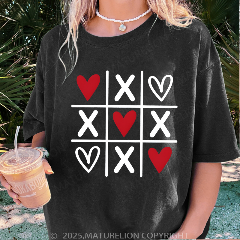 Maturelion Valentine T-Shirt Xoxo Women T-Shirt