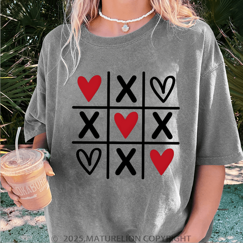 Maturelion Valentine T-Shirt Xoxo Women T-Shirt