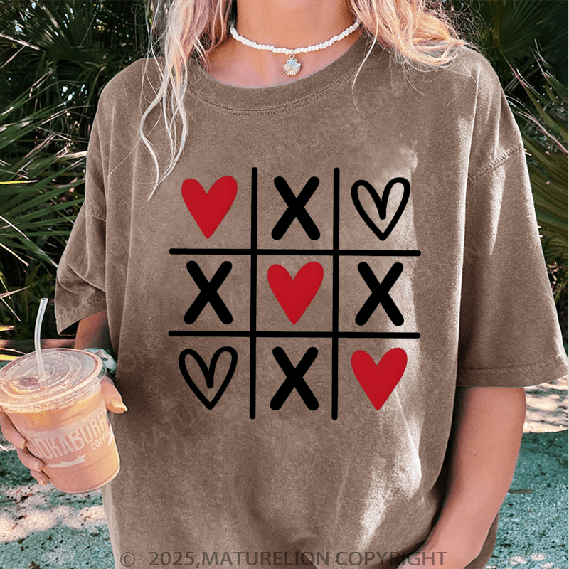 Maturelion Valentine T-Shirt Xoxo Women T-Shirt