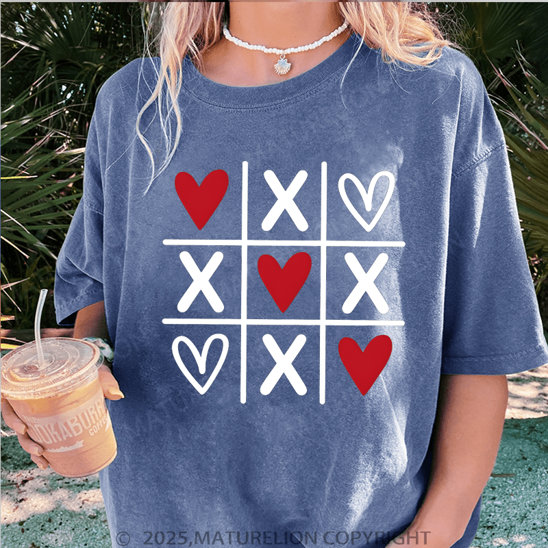 Maturelion Valentine T-Shirt Xoxo Women T-Shirt