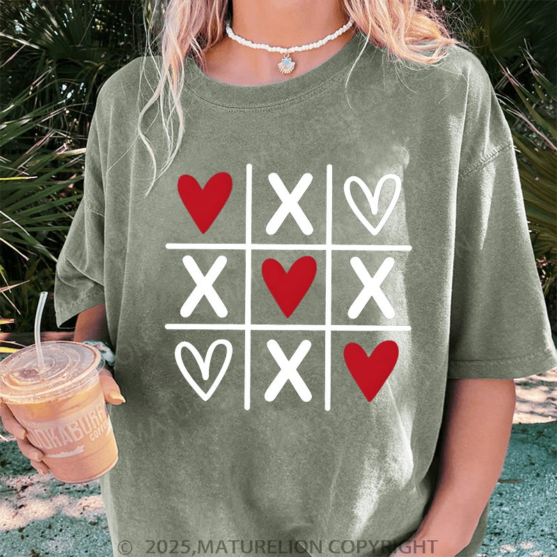 Maturelion Valentine T-Shirt Xoxo Women T-Shirt