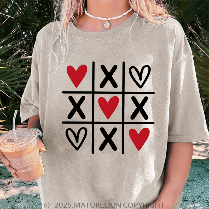 Maturelion Valentine T-Shirt Xoxo Women T-Shirt